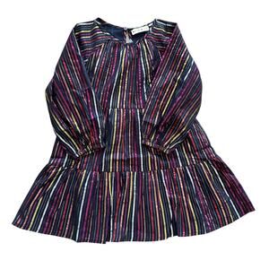 Roller Rabbit Girls Rainbow Lurex Priscilla Dress Size 4 NWT